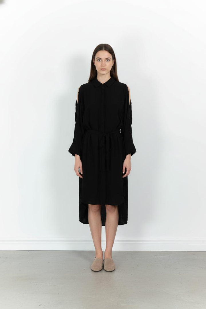 Robe Chemise Noire - Taille S/36 de la marque Bérénice | PARAD75078 - Vendu par Paradigme - Image 1