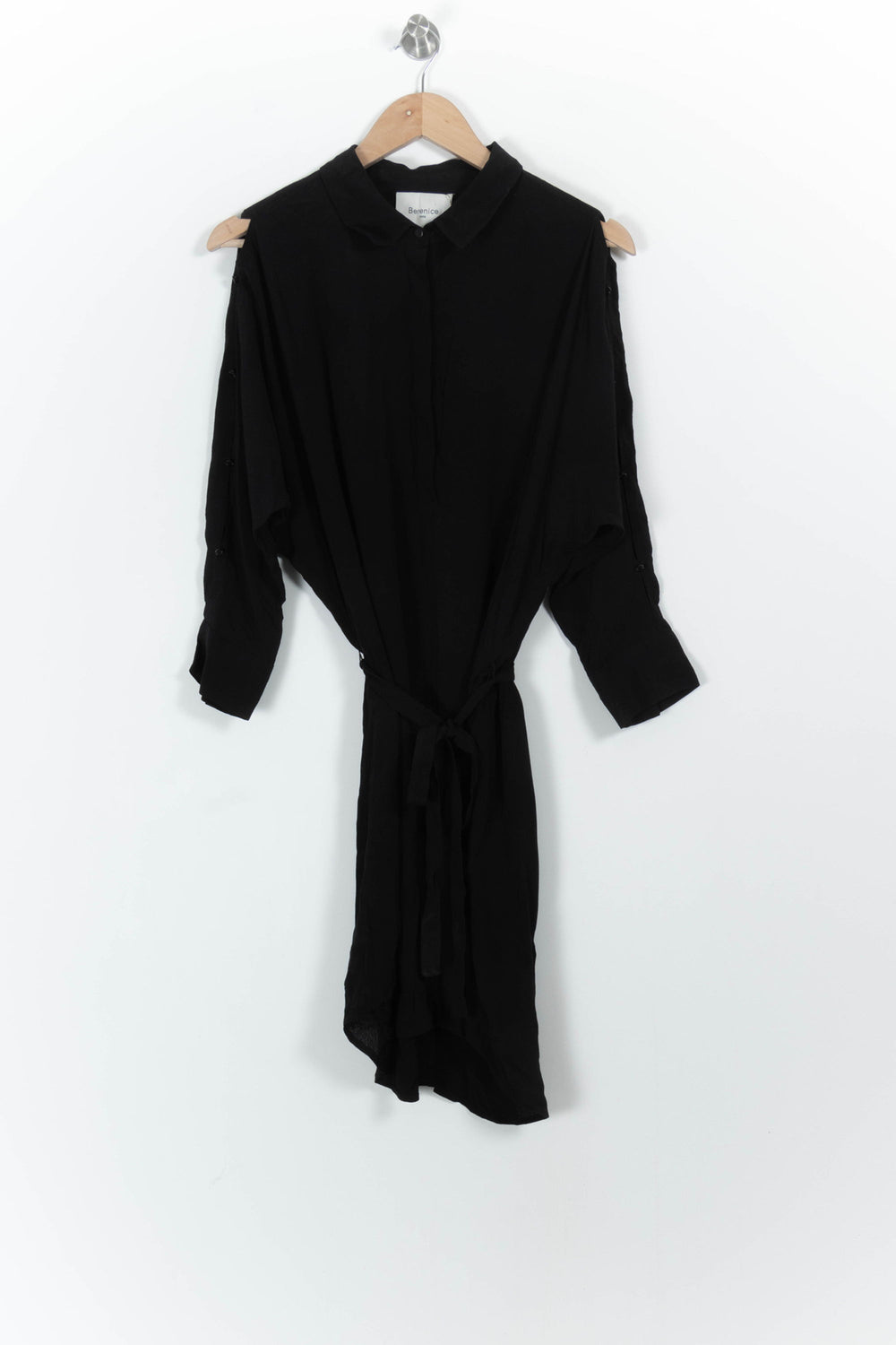 Robe Chemise Noire - Taille S/36 de la marque Bérénice | PARAD75078 - Vendu par Paradigme - Image 2