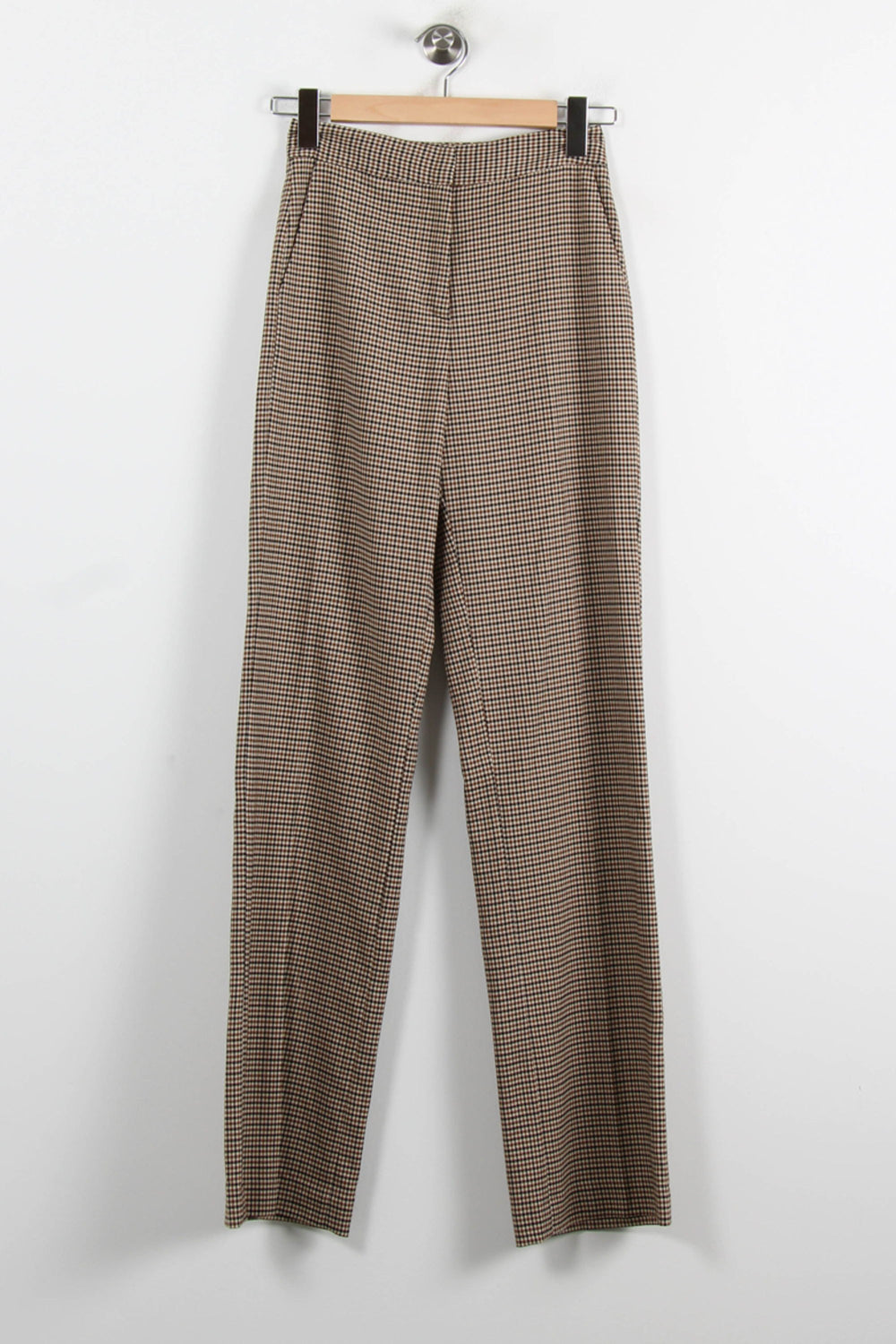 Pantalon Carreaux Marron et Noir - Taille XS/34 de la marque Parisienne et Alors | PARAD75081 - Vendu par Paradigme - Image 2