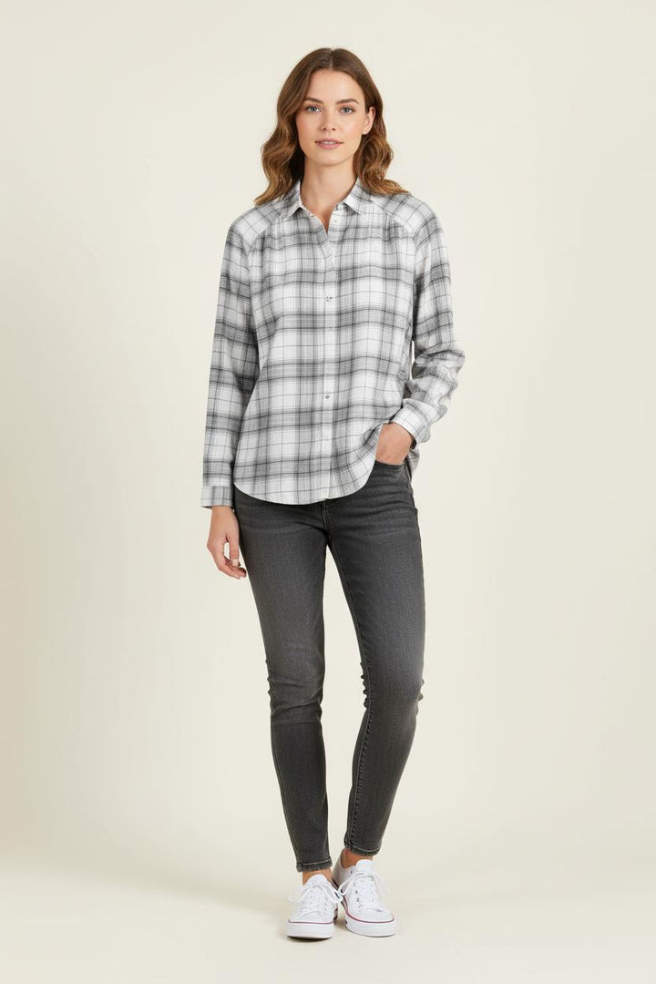 Chemise Blanche et Noire - Taille XS/34 de la marque IKKS | PARAD75082 - Vendu par Paradigme - Image 1
