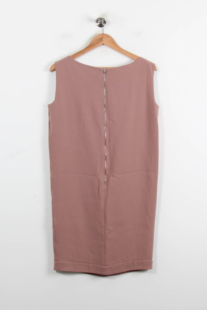 Robe Droite Rose - Taille S/36 de la marque Tara Jarmon | PARAD75087 - Vendu par Paradigme - Image 4