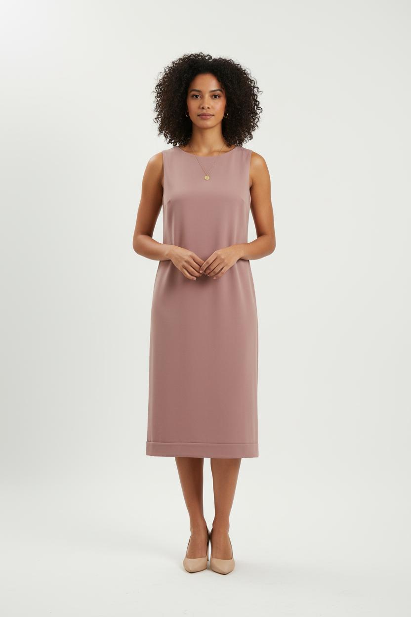 Robe Droite Rose - Taille S/36 de la marque Tara Jarmon | PARAD75087 - Vendu par Paradigme - Image 1