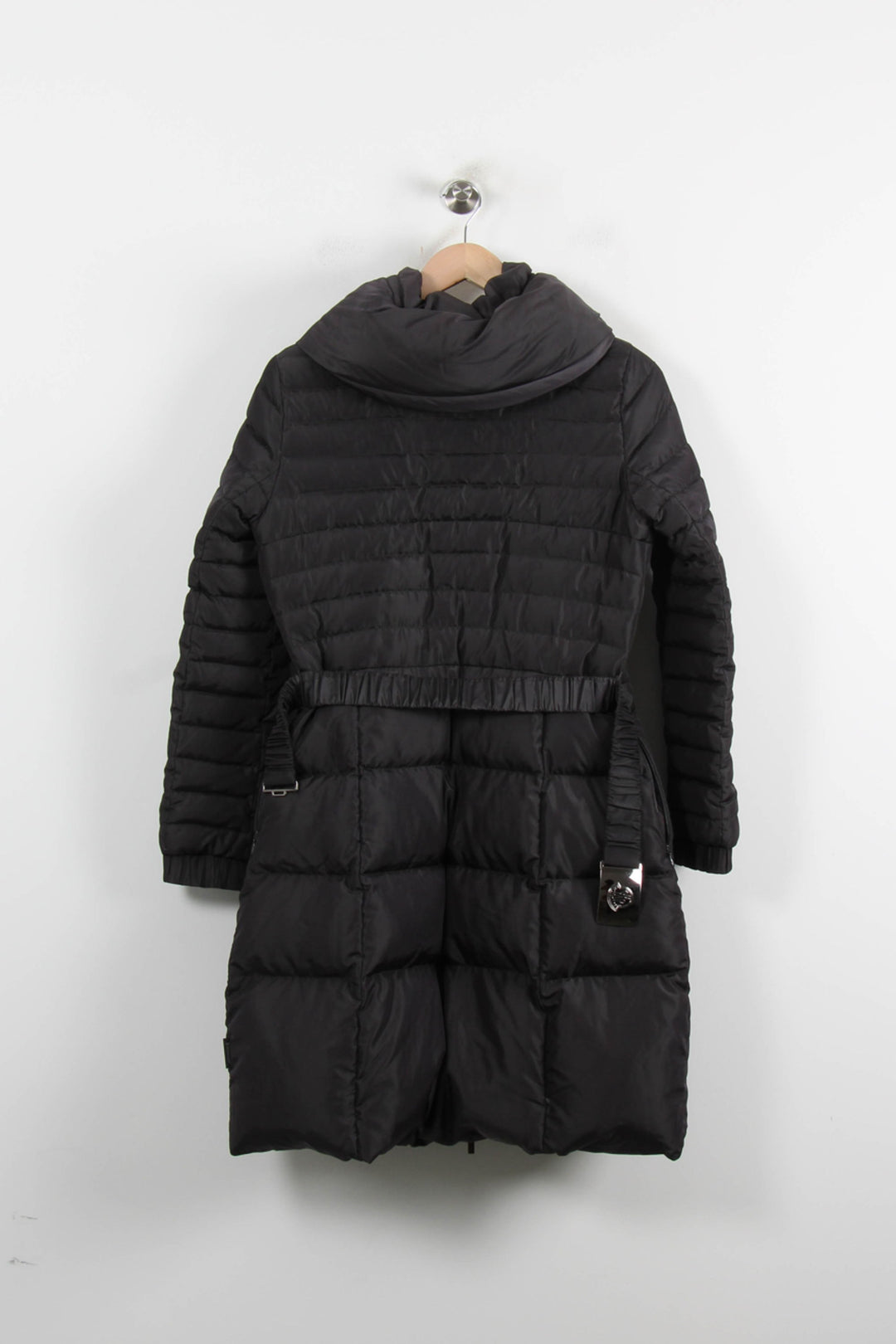 Doudoune Longue Noire - Taille S/36 de la marque Moncler | PARAD75090 - Vendu par Paradigme - Image 4