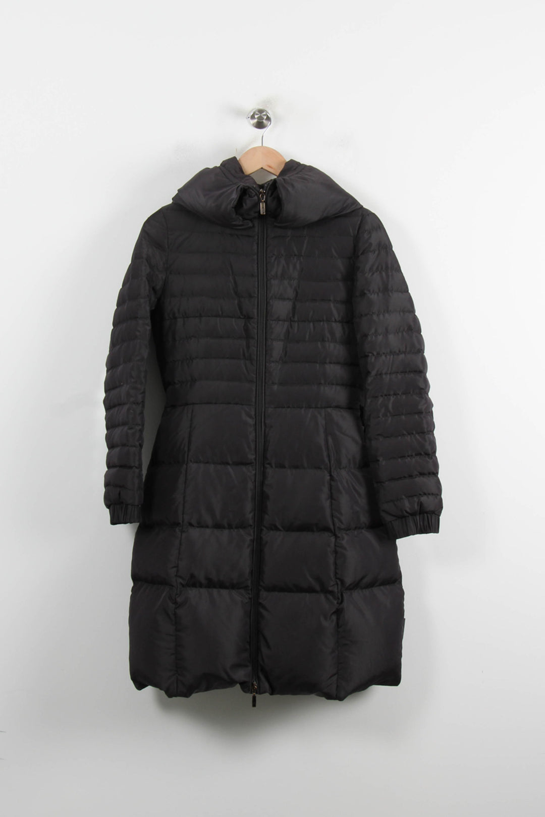 Doudoune Longue Noire - Taille S/36 de la marque Moncler | PARAD75090 - Vendu par Paradigme - Image 2