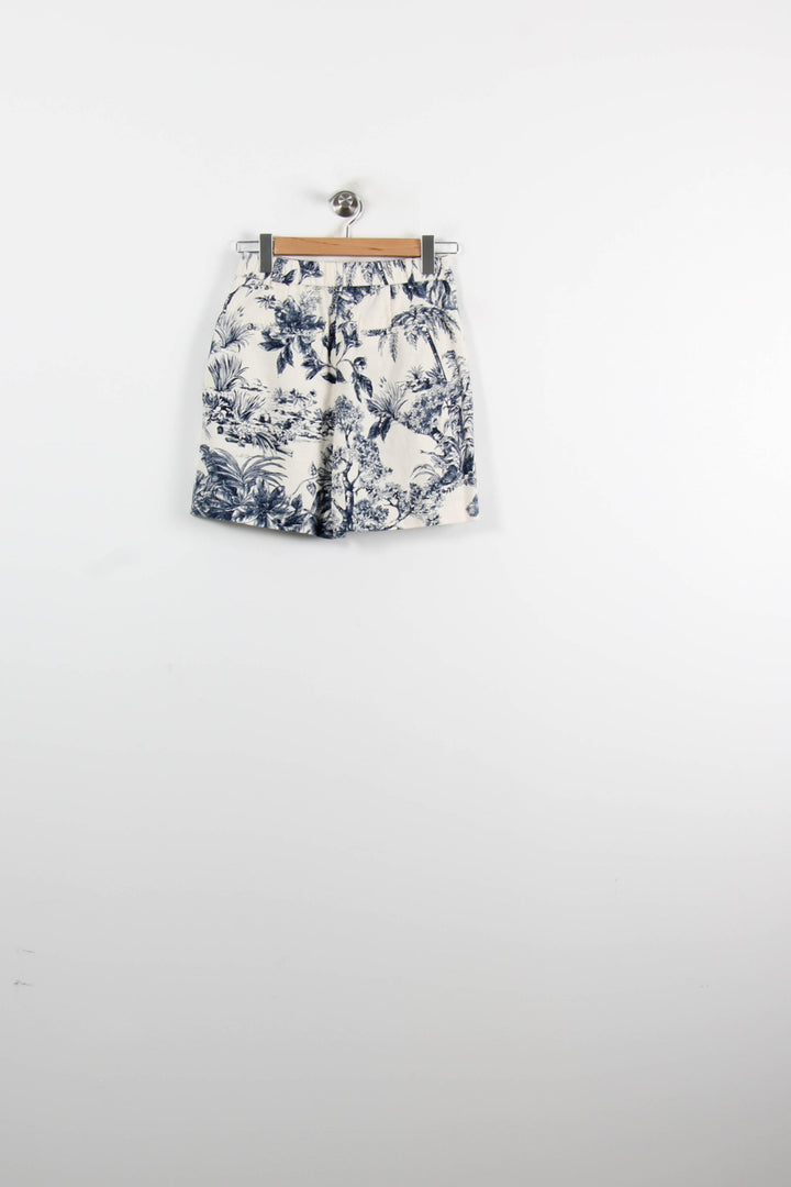 Short Blanc et Bleu - Taille M/38 de la marque Caroll | PARAD75093 - Vendu par Paradigme - Image 4