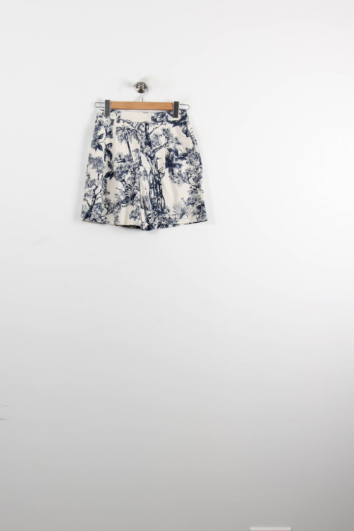 Short Blanc et Bleu - Taille M/38 de la marque Caroll | PARAD75093 - Vendu par Paradigme - Image 2
