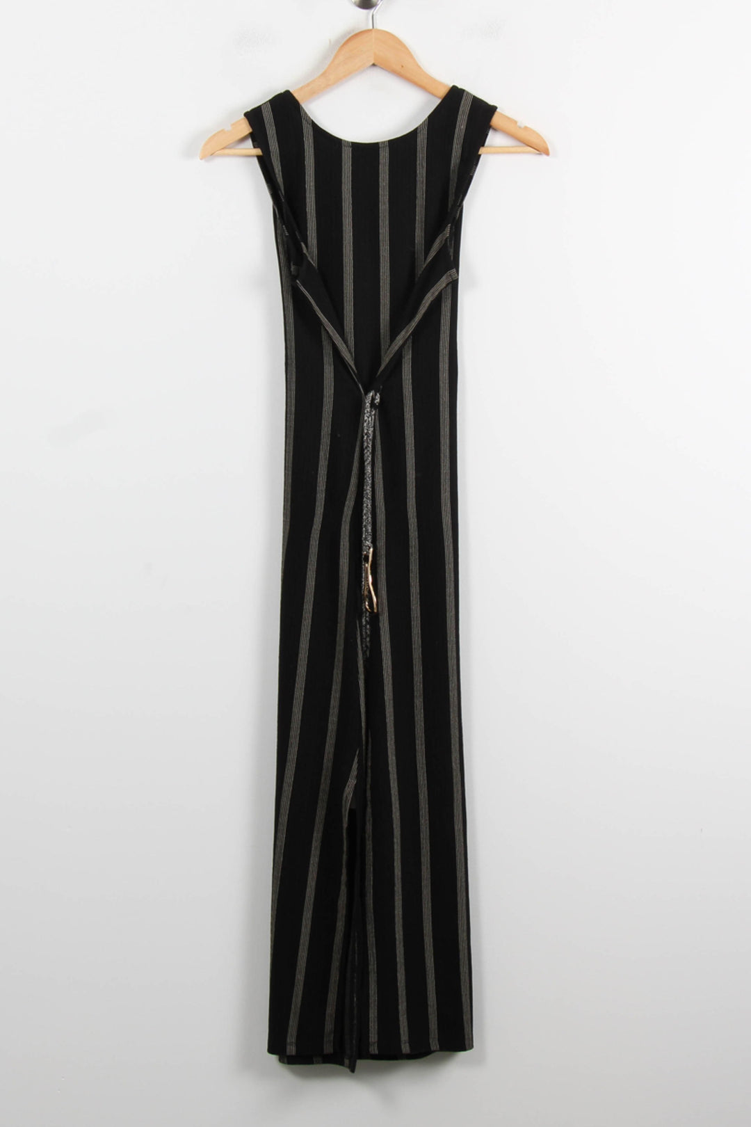 Robe Longue Noire et Grise - Taille XS/34 de la marque La Fée Maraboutée | PARAD75094 - Vendu par Paradigme - Image 4