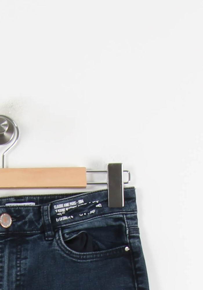 Jean Slim Bleu - Taille M/38 de la marque Claudie Pierlot | PARAD75096 - Vendu par Paradigme - Image 3