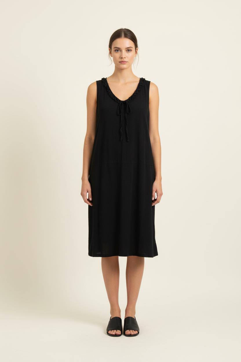 Robe Midi Noire - Taille M/38 de la marque Bellerose | PARAD75098 - Vendu par Paradigme - Image 1