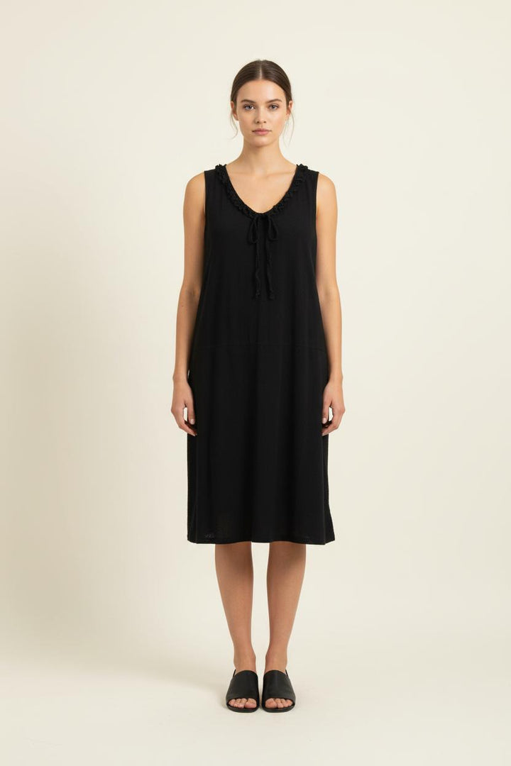 Robe Midi Noire - Taille M/38 de la marque Bellerose | PARAD75098 - Vendu par Paradigme - Image 1