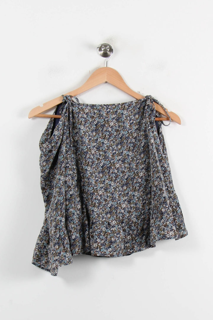 Jupe Courte Bleue - Taille XS/34 de la marque Comptoir des Cotonniers | PARAD75102 - Vendu par Paradigme - Image 4