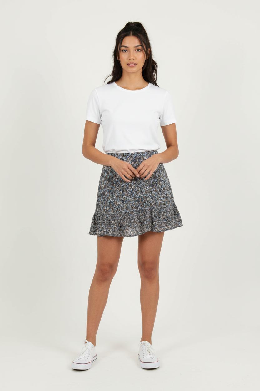 Jupe Courte Bleue - Taille XS/34 de la marque Comptoir des Cotonniers | PARAD75102 - Vendu par Paradigme - Image 1