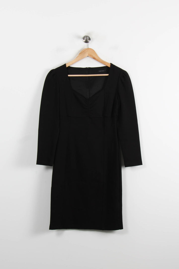 Robe Midi Noire - Taille XS/34 de la marque IKKS | PARAD75107 - Vendu par Paradigme - Image 4