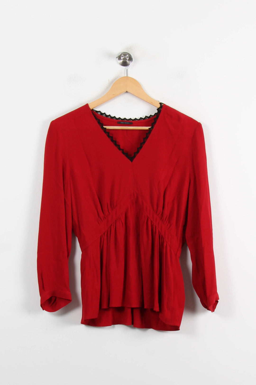 Blouse Rouge - Taille S/36 de la marque IKKS | PARAD75108 - Vendu par Paradigme - Image 2
