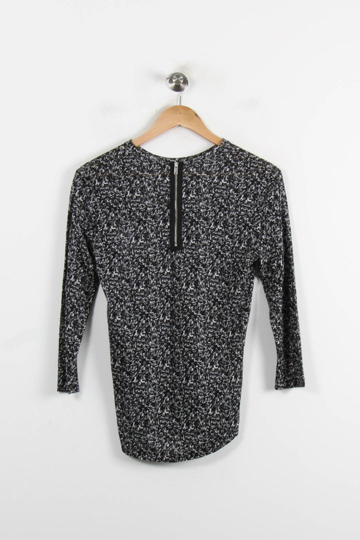 Tunique Noire et Blanche - Taille XS/34 de la marque IKKS | PARAD75112 - Vendu par Paradigme - Image 4