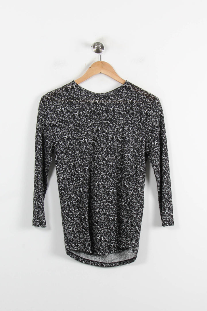 Tunique Noire et Blanche - Taille XS/34 de la marque IKKS | PARAD75112 - Vendu par Paradigme - Image 2