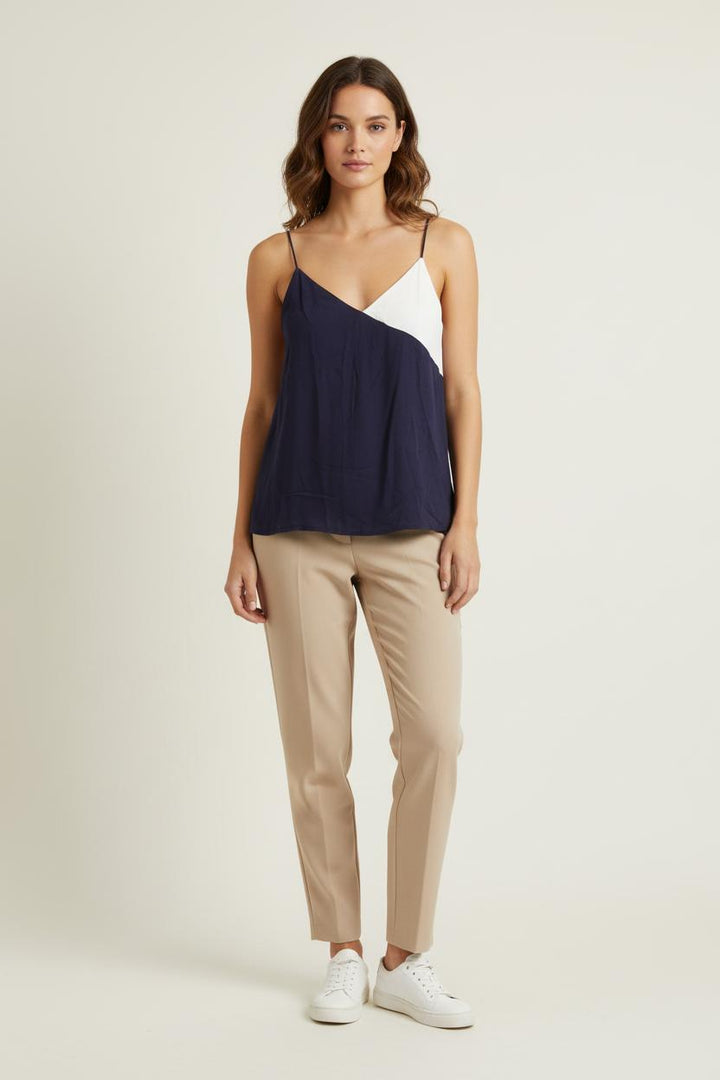 Débardeur Bleu marine et Blanc - Taille M/38 de la marque Grace & Mila | PARAD75114 - Vendu par Paradigme - Image 1