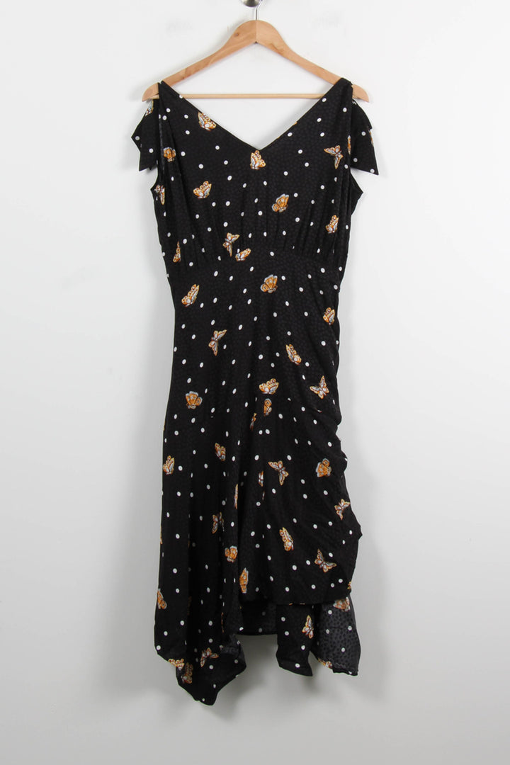 Robe Midi Noire - Taille M/38 de la marque The Kooples | PARAD75122 - Vendu par Paradigme - Image 4