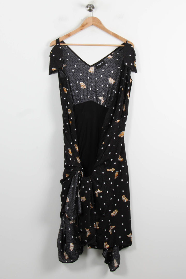 Robe Midi Noire - Taille M/38 de la marque The Kooples | PARAD75122 - Vendu par Paradigme - Image 2