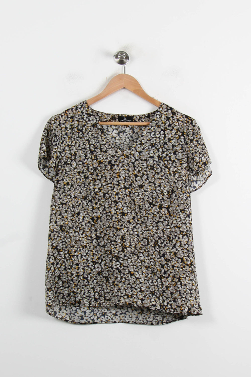 Blouse Noire et Grise - Taille L/40 de la marque One Step | PARAD75127 - Vendu par Paradigme - Image 2