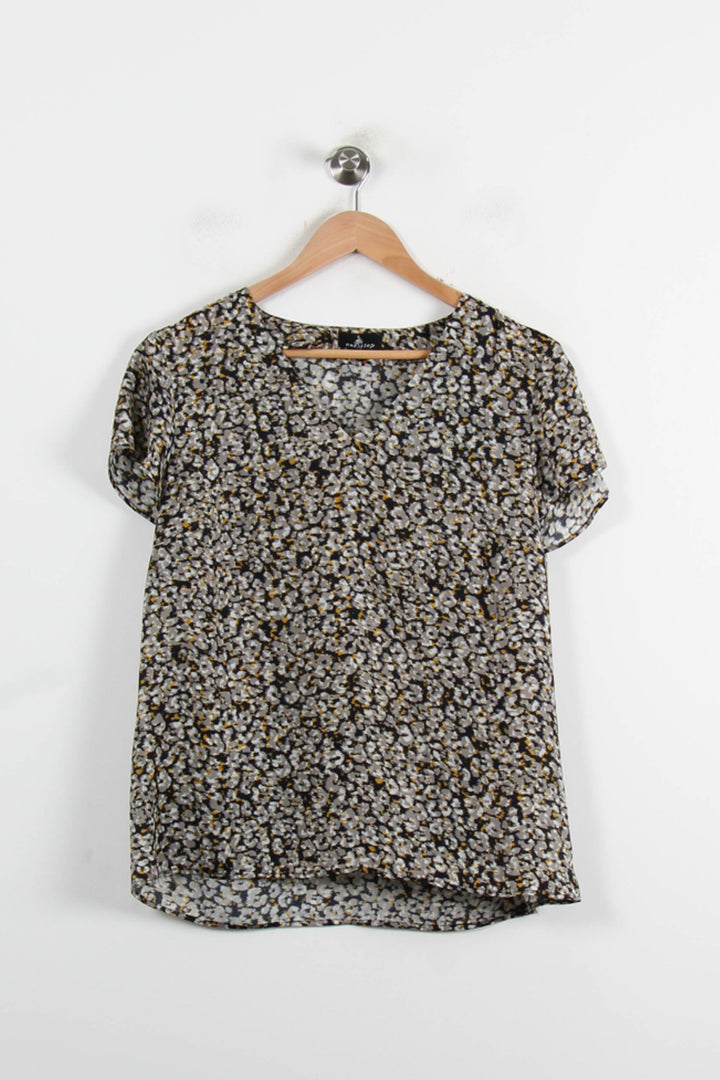 Blouse Noire et Grise - Taille L/40 de la marque One Step | PARAD75127 - Vendu par Paradigme - Image 2
