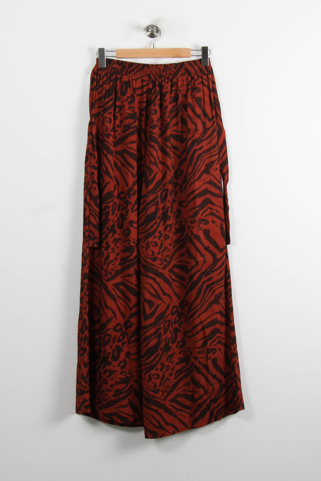 Pantalon Large Marron et Noir - Taille M/38 de la marque La Fée Maraboutée | PARAD75133 - Vendu par Paradigme - Image 4