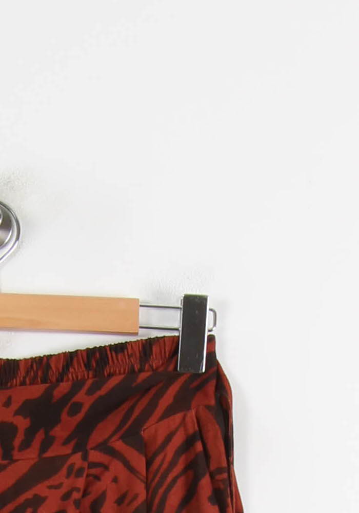 Pantalon Large Marron et Noir - Taille M/38 de la marque La Fée Maraboutée | PARAD75133 - Vendu par Paradigme - Image 3