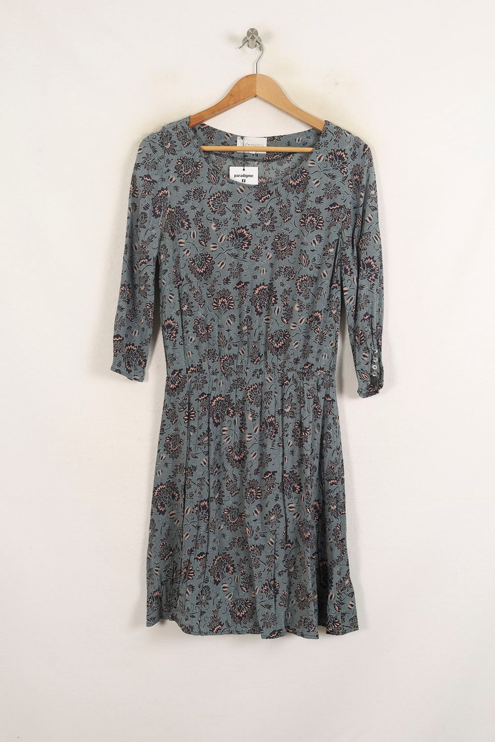Robe Midi Bleue - Taille S/36 de la marque Sud express | PARAD75139 - Vendu par Paradigme - Image 2