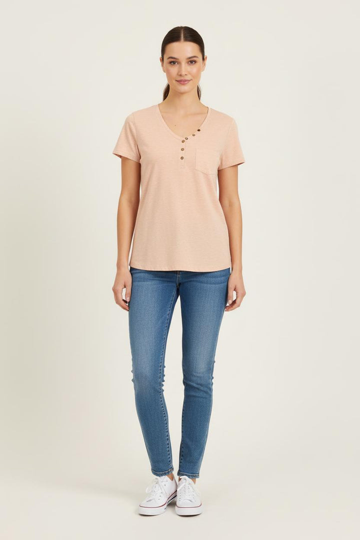 Tee-shirt Rose - Taille S/36 de la marque Karl Marc John | PARAD75140 - Vendu par Paradigme - Image 1