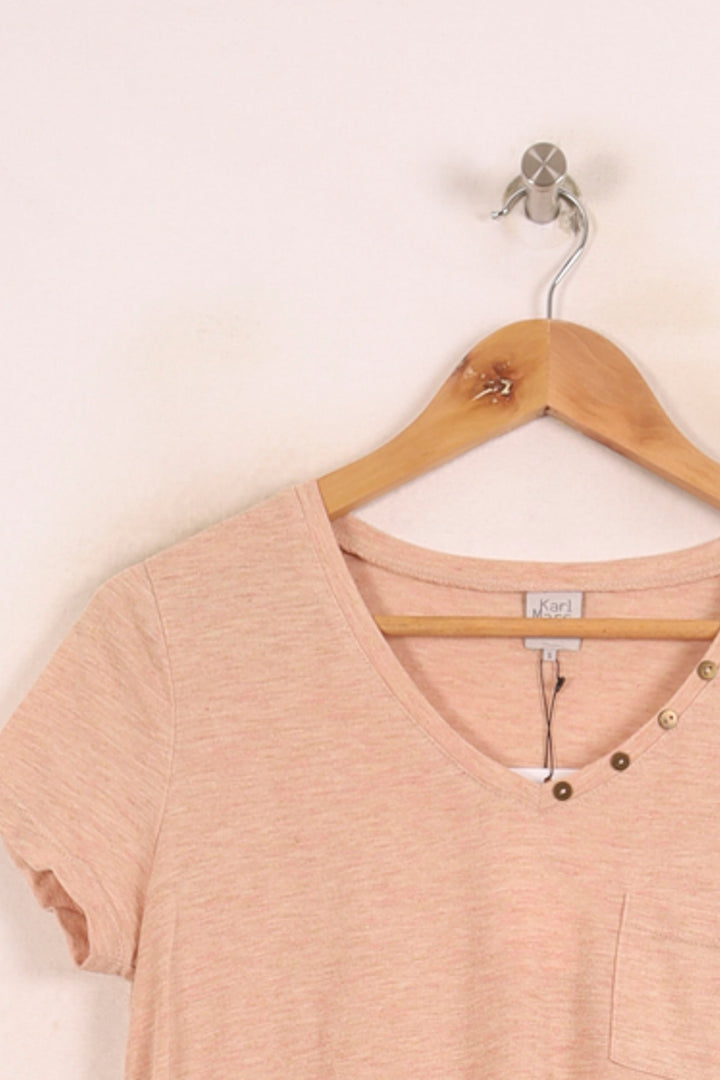 Tee-shirt Rose - Taille S/36 de la marque Karl Marc John | PARAD75140 - Vendu par Paradigme - Image 2