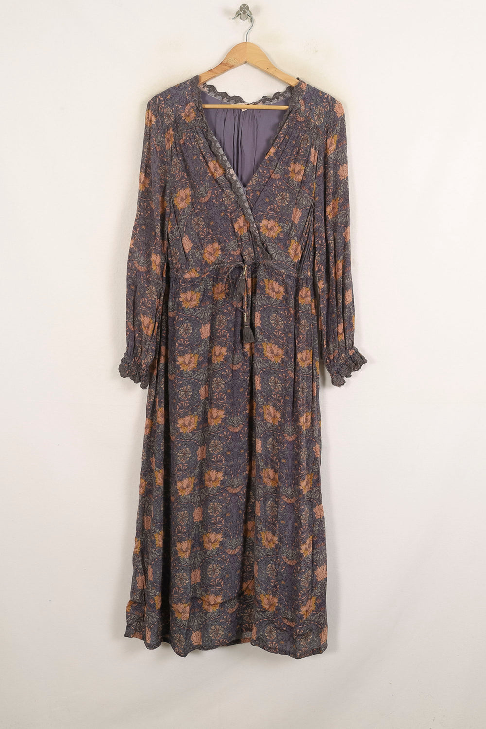 Robe Longue Violette et Jaune - Taille S/36 de la marque Louise Misha | PARAD75144 - Vendu par Paradigme - Image 2