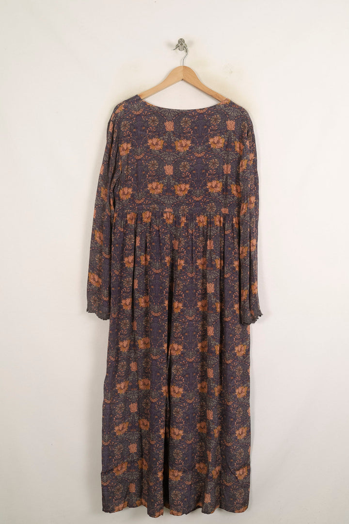 Robe Longue Violette et Orange - Taille XL/42 de la marque Louise Misha | PARAD75147 - Vendu par Paradigme - Image 4