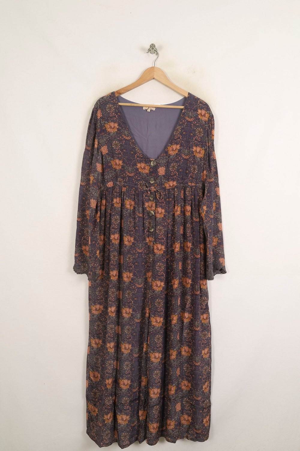Robe Longue Violette et Orange - Taille XL/42 de la marque Louise Misha | PARAD75147 - Vendu par Paradigme - Image 2