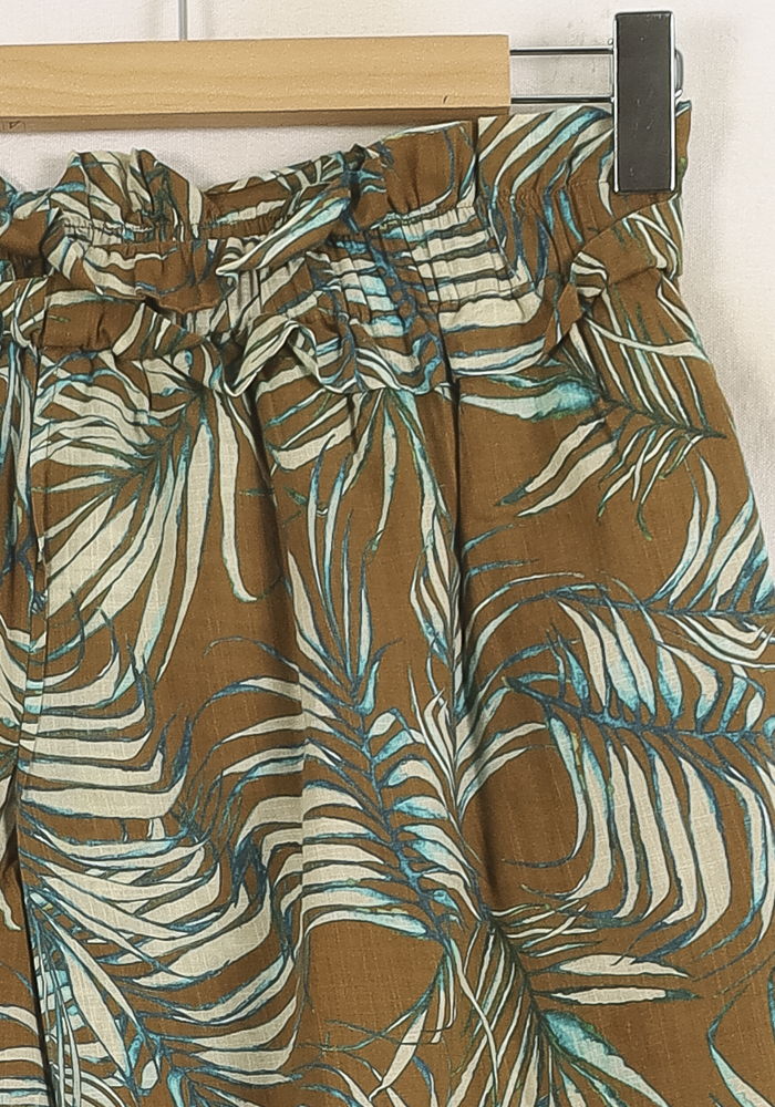Jupe Courte Verte et Marron - Taille M/38 de la marque Soeur | PARAD75151 - Vendu par Paradigme - Image 3