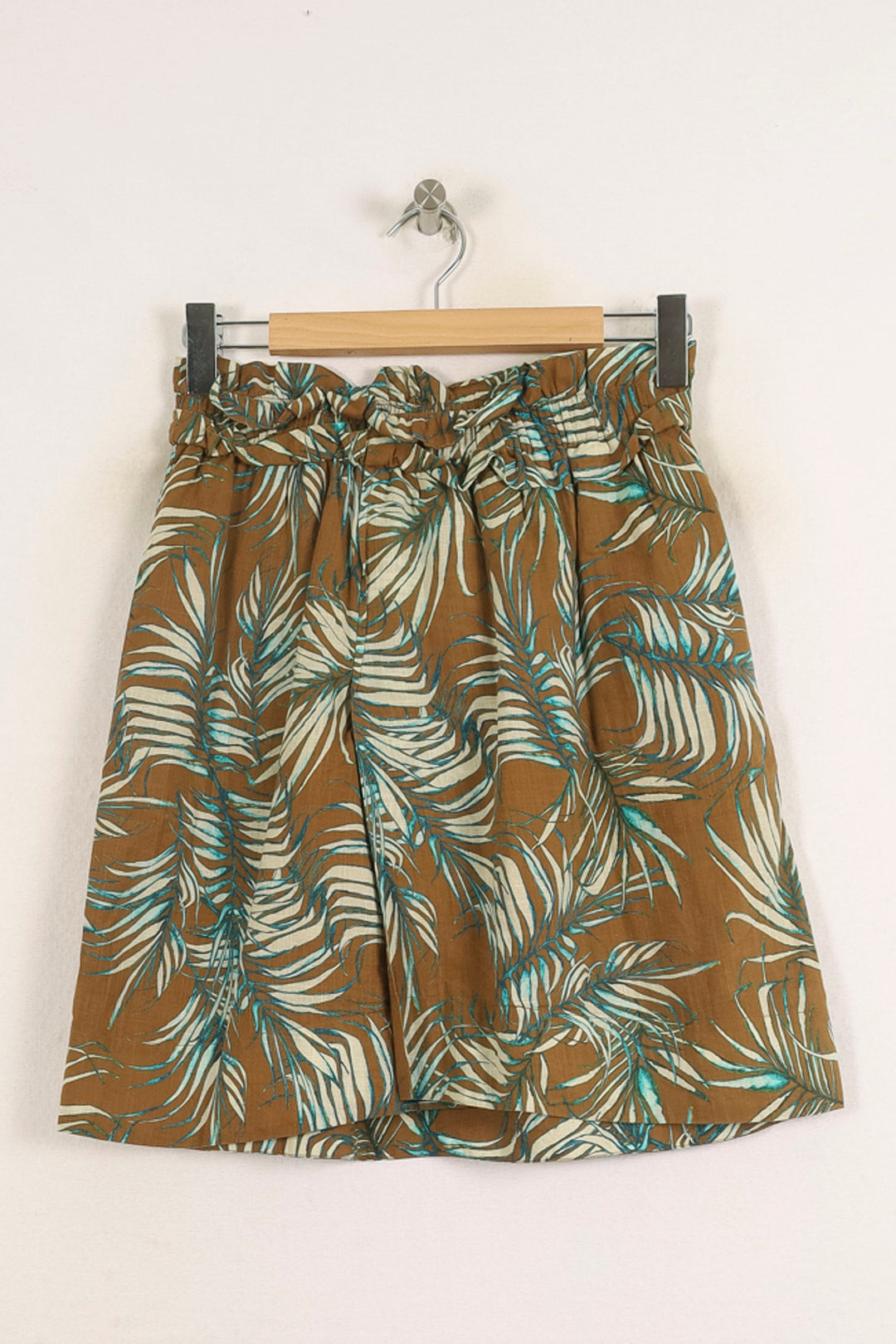 Jupe Courte Verte et Marron - Taille M/38 de la marque Soeur | PARAD75151 - Vendu par Paradigme - Image 2