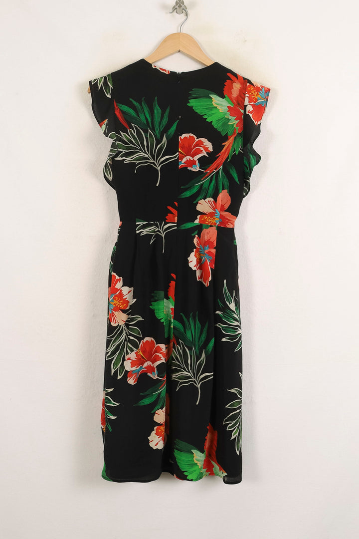 Robe Portefeuille Noire et Rouge - Taille M/38 de la marque Claudie Pierlot | PARAD75152 - Vendu par Paradigme - Image 4