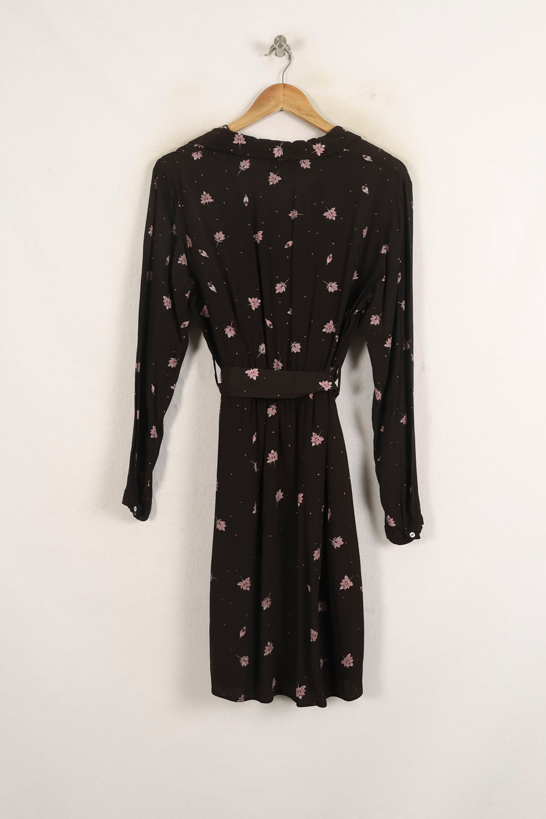 Robe Portefeuille Marron et Rose - Taille L/40 de la marque One Step | PARAD75156 - Vendu par Paradigme - Image 4