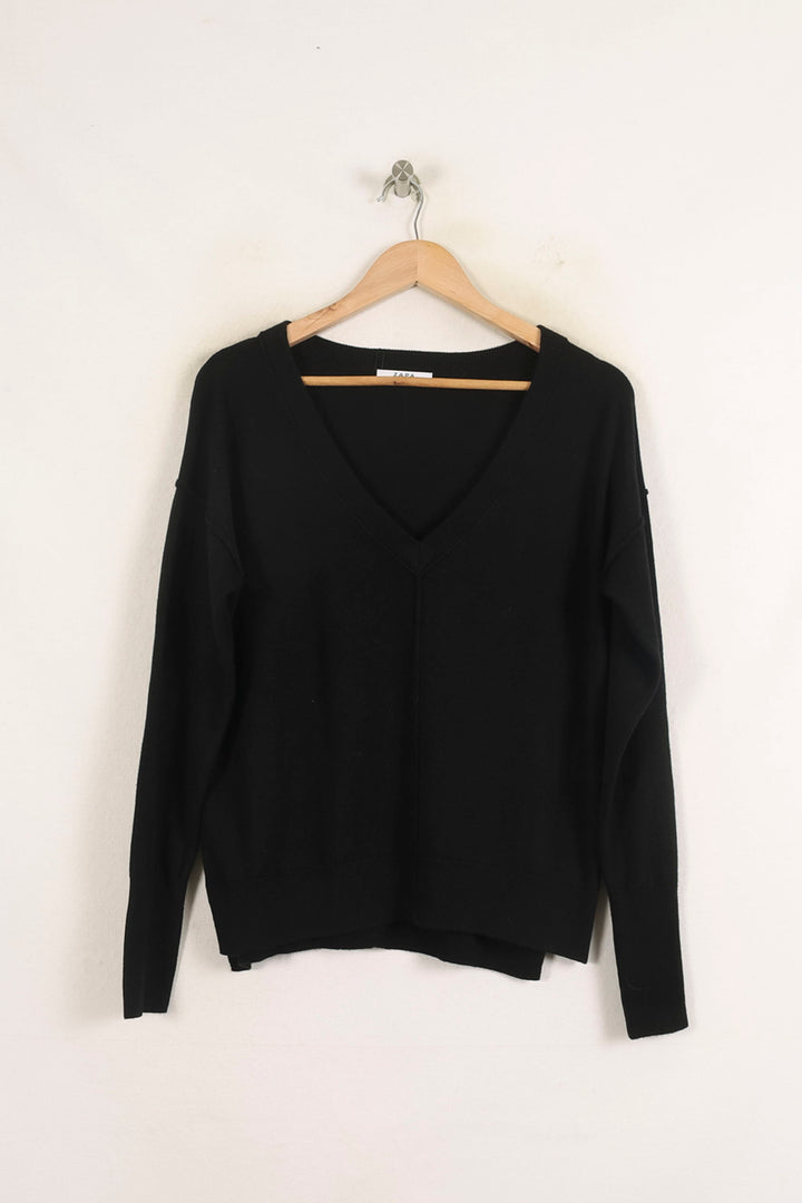 Pull Noir - Taille S/36 de la marque ZAPA | PARAD75168 - Vendu par Paradigme - Image 2