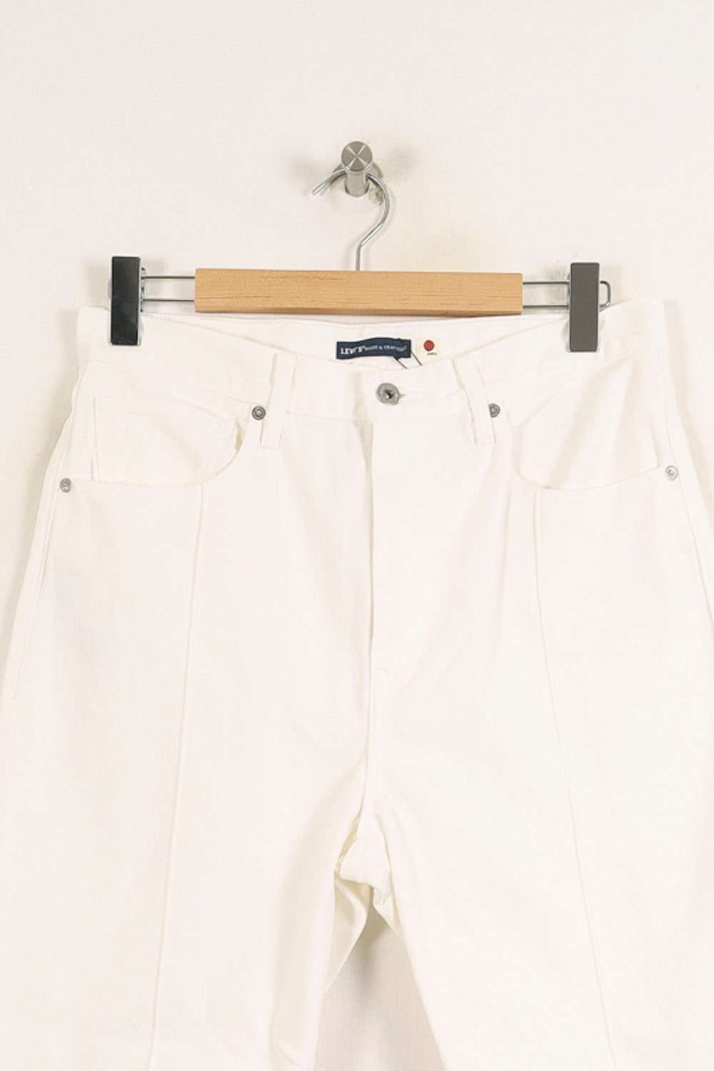 Jean Large Blanc - Taille L/40 de la marque Levi's | PARAD75169 - Vendu par Paradigme - Image 2