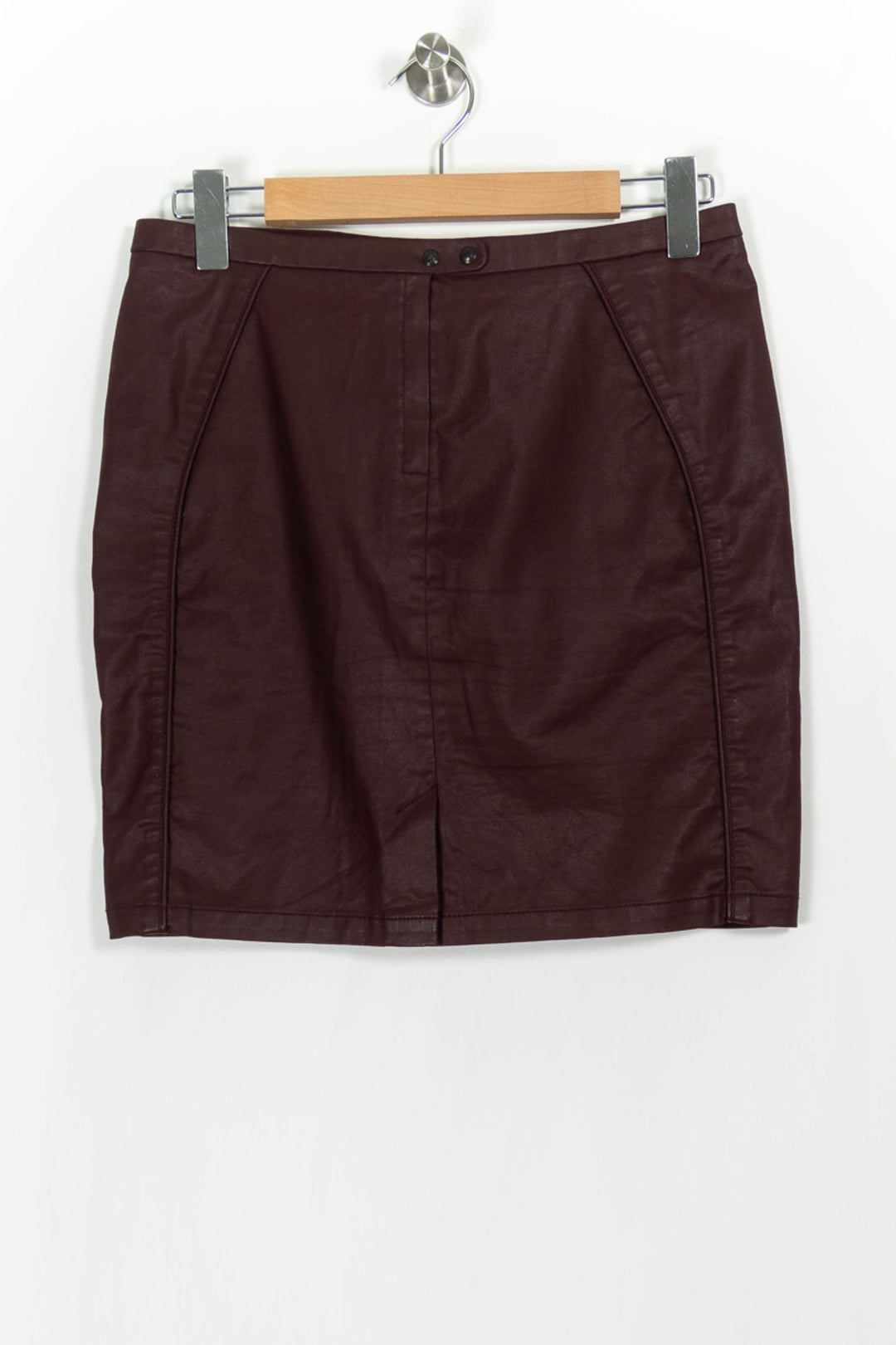 Jupe Courte Bordeaux - Taille M/38 de la marque IKKS | PARAD75172 - Vendu par Paradigme - Image 4
