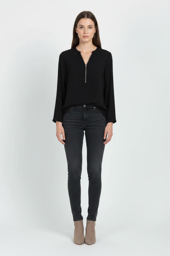 Blouse Noire - Taille S/36 de la marque The Kooples | PARAD75180 - Vendu par Paradigme - Image 1