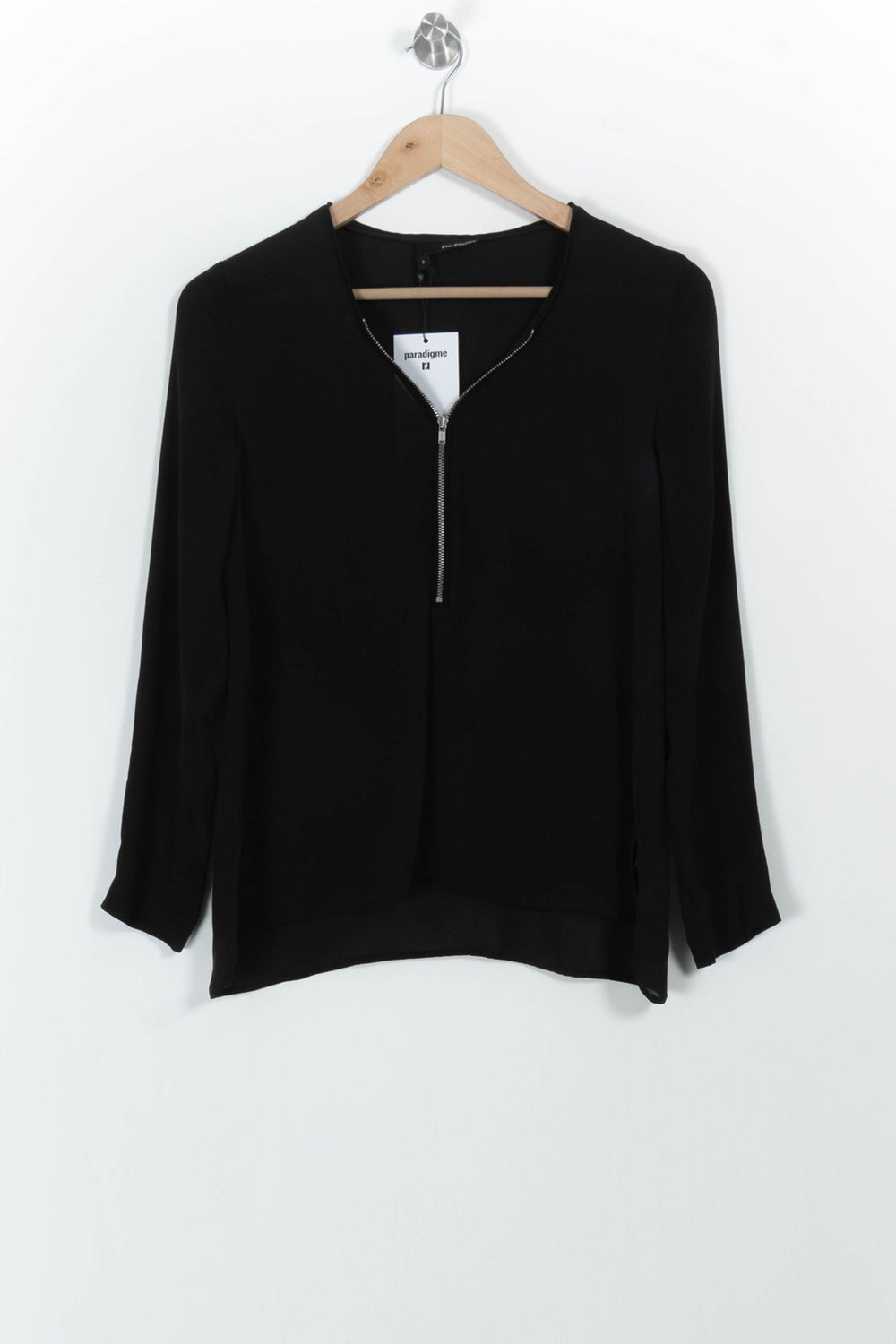 Blouse Noire - Taille S/36 de la marque The Kooples | PARAD75180 - Vendu par Paradigme - Image 2