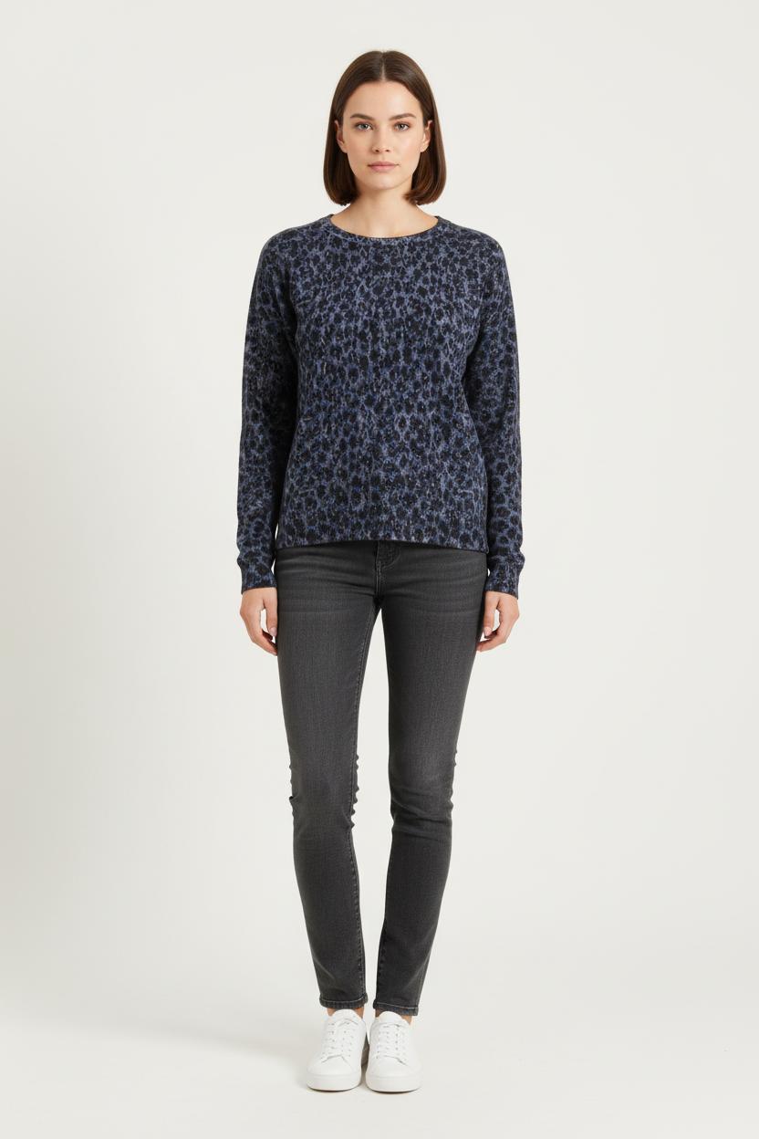 Pull Bleu et Noir - Taille M/38 de la marque IKKS | PARAD75183 - Vendu par Paradigme - Image 1