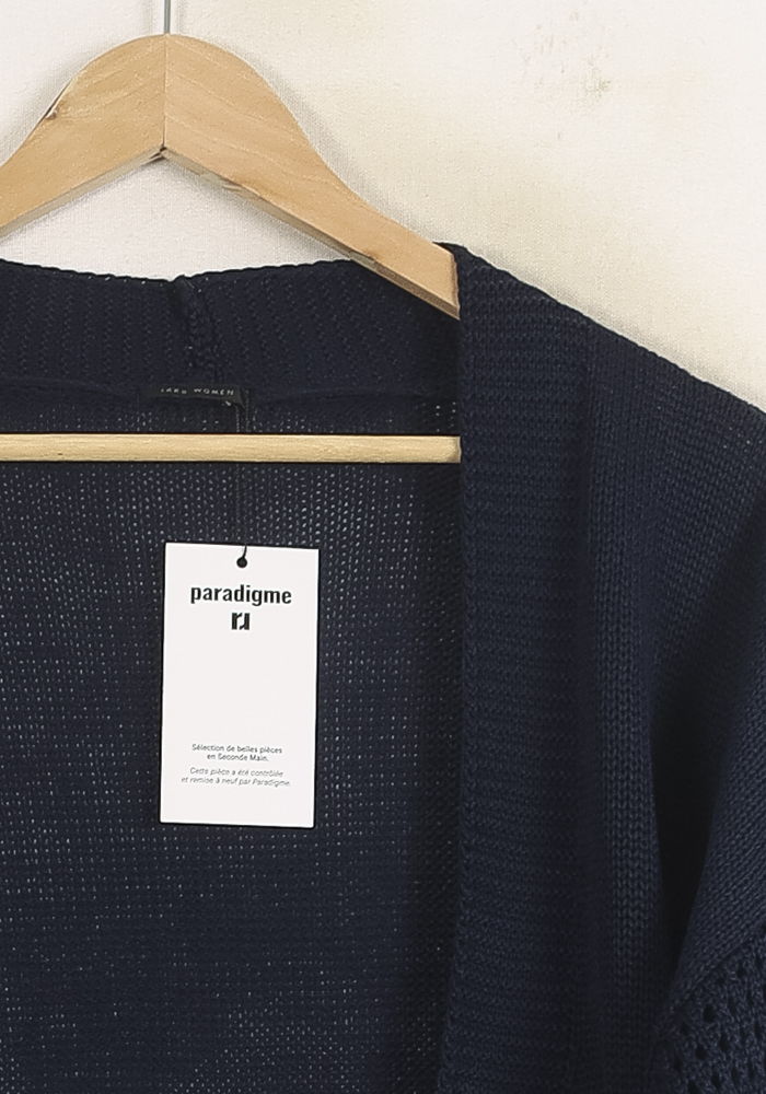 Cardigan Bleu - Taille M/38 de la marque IKKS | PARAD75190 - Vendu par Paradigme - Image 3