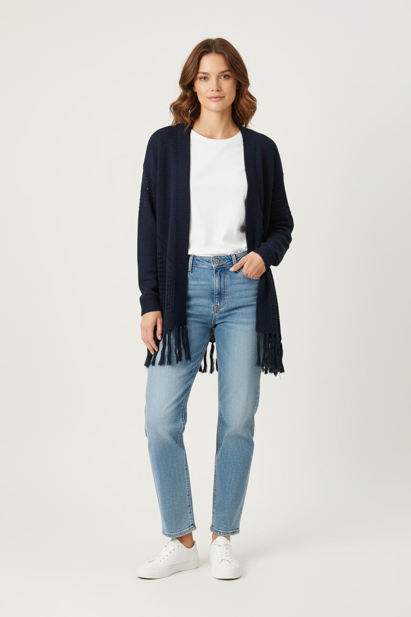 Cardigan Bleu - Taille M/38 de la marque IKKS | PARAD75190 - Vendu par Paradigme - Image 1