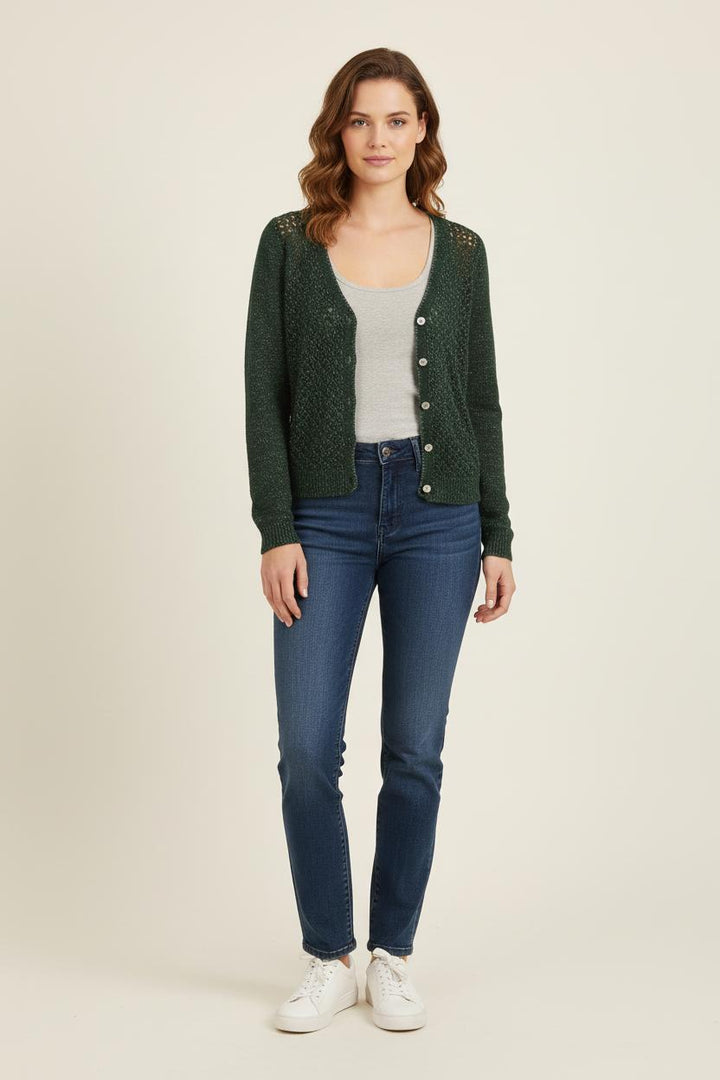 Cardigan Vert - Taille S/36 de la marque I.Code | PARAD75191 - Vendu par Paradigme - Image 1