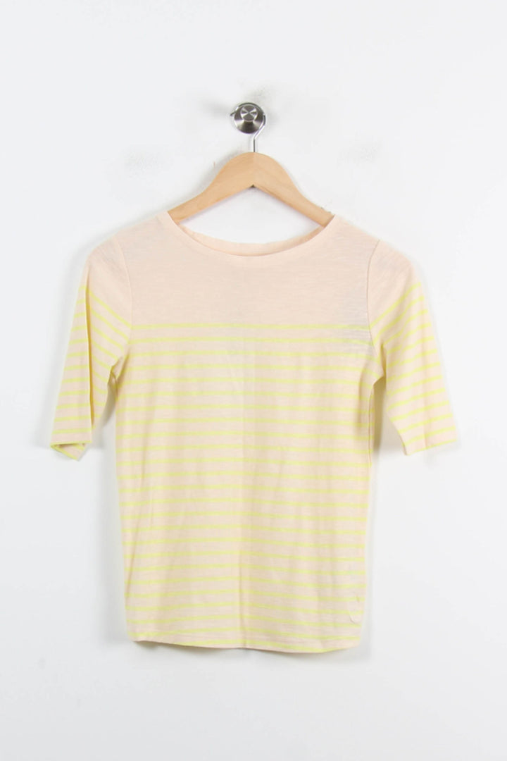 Tee-shirt Beige et Jaune - Taille XS/34 de la marque Bellerose | PARAD75196 - Vendu par Paradigme - Image 2