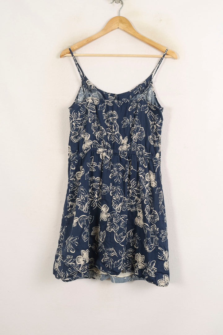 Robe Fleurie Bleue et Blanche - Taille M/38 de la marque I.Code | PARAD75206 - Vendu par Paradigme - Image 4