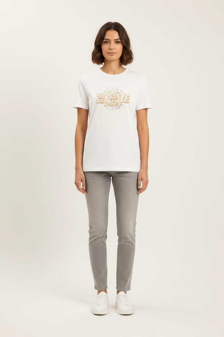 T-shirt Blanc - Taille M/38 de la marque The Kooples | PARAD75211 - Vendu par Paradigme - Image 1
