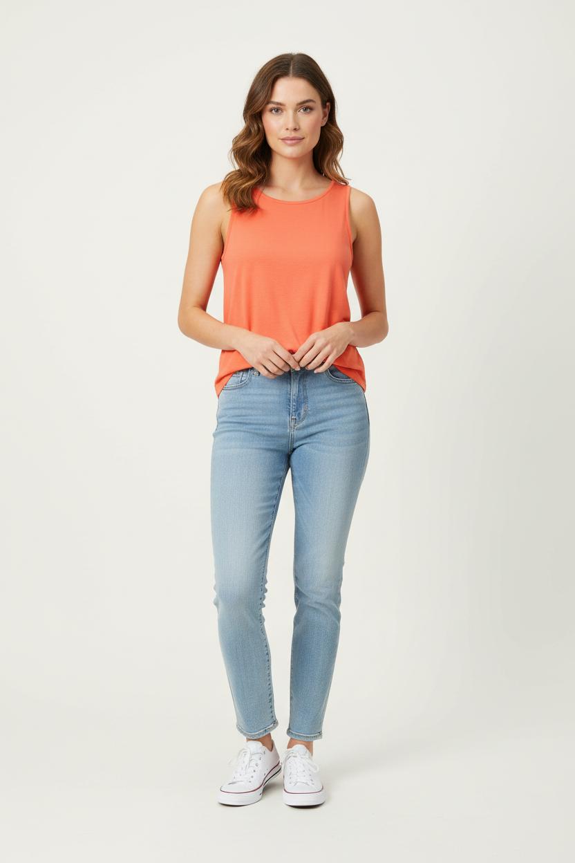 Débardeur Orange - Taille S/36 de la marque Absolut Cashmere | PARAD75219 - Vendu par Paradigme - Image 1